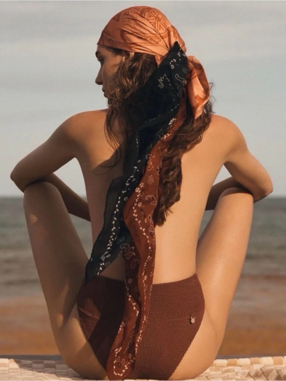 NWT - Nikki Ackerman + Anthropologie - ArtXNikki Head Scarves, Set of 2